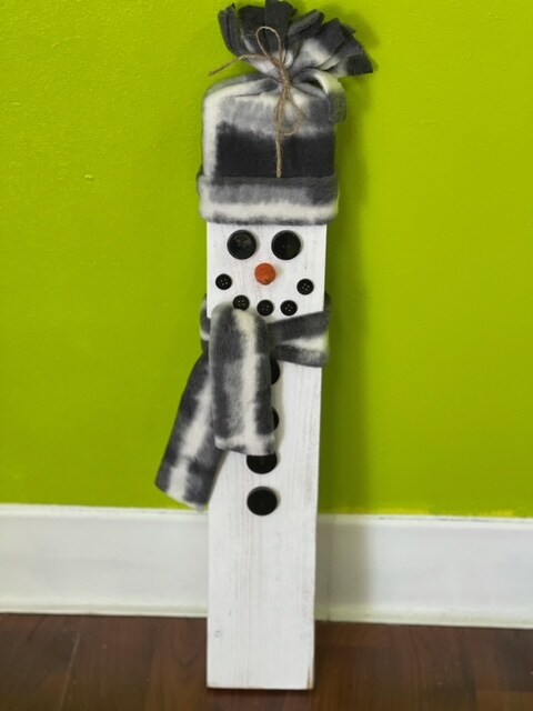 LARGE BIRCHWOOD SNOWMAN